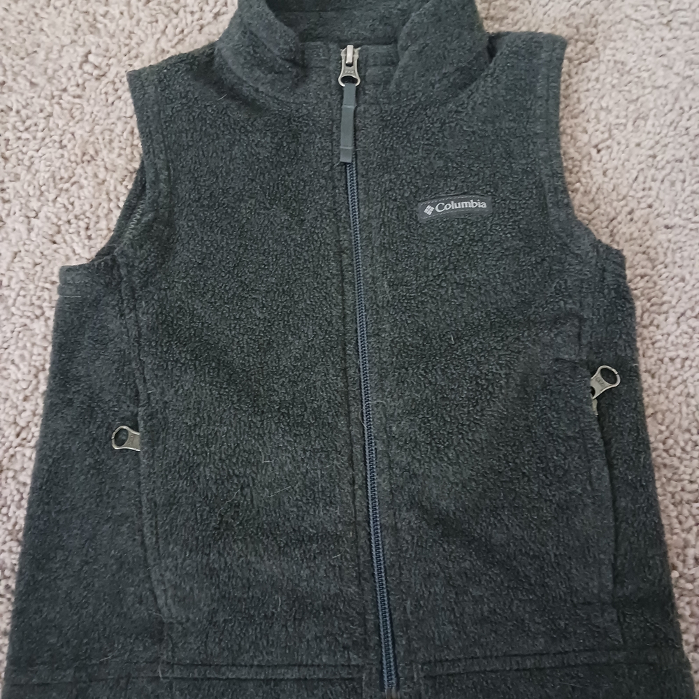 Columbia Gray Fleece Vest